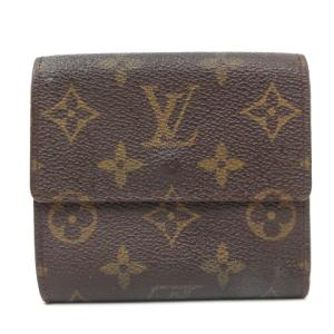 LOUIS VUITTON モノグラム ポルトモネ ビエ カルトクレディ Wホック 財布 二つ折り M61652 ブラウン