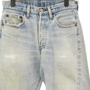 Levi's ヴィンテージ 70's-80's 66後期 501 デニムパンツ 裏刻印6 アイスブルー
