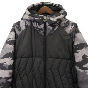 adidas TANGO CAGE パデット ジャケット 中綿 フード 迷彩柄 ブラックカモ