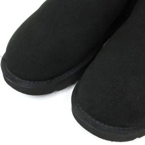 UGG australia CLASSIC SHORT ムートン ブーツ レザー 5825 ブラック
