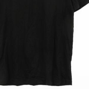 DIESEL Tシャツ カットソー 半袖 ロゴ 刺繍 黒 ブラック L トップス IBO26