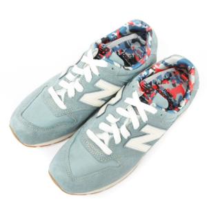 New Balance SLATE 996 MRL996FJ 23cm カモフラ 青