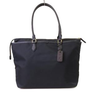 Felisi 20/29 トートバッグ ナイロン レザー ネイビー