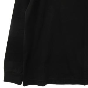 LACOSTE タグ付き ジャパンメイド スリーブ Tシャツ 長袖 ロゴ TH653EL ブラック M