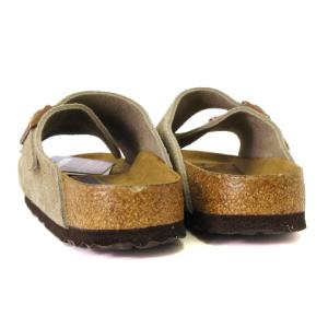 BIRKENSTOCK Zurich チューリッヒ サンダル ソフトフットベッド ダブルバックル スエード 1009533 トープ グレー系 38