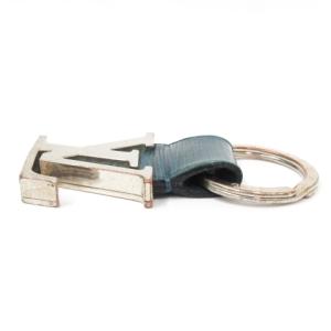 LOUIS VUITTON エピ ロゴ ポルトクレイニシアル LV キーホルダー イタリア製 M00021 ブルー AA