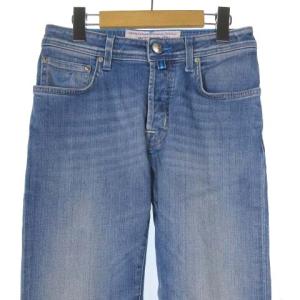 JACOB COHEN 良品 J688 SLIM COMF デニム パンツ ジーンズ ボタンフライ インディゴブルー 28 ボトムス SM