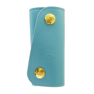 キーケース 4連 レザー 牛革 C0799 ターコイズブルー