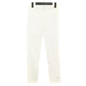 21SS STRAIGHT TROUSER ストレート トラウザー パンツ ストレッチ 白 ホワイト XX0 小さいサイズ