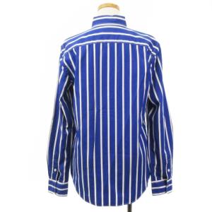 POLO RALPH LAUREN シャツ 長袖 ストライプ コットン 青 ブルー 2 トップス
