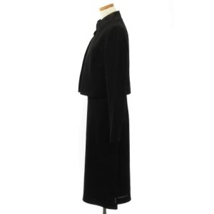 Chloe FORMAL セットアップ ジャケット ワンピース 七分袖 ひざ丈 黒 9AR フォーマル