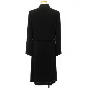 Chloe FORMAL セットアップ ジャケット ワンピース 七分袖 ひざ丈 黒 9AR フォーマル