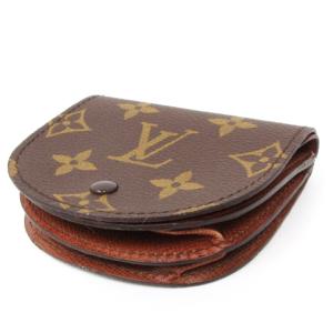 LOUIS VUITTON ヴィンテージ 80’s M61970 モノグラム ポルトモネ グゼ コインケース ブラウン