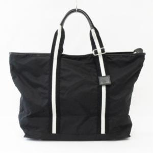 Orobianco トート バッグ ハンド セミショルダー イタリア製 黒 ブラック 鞄 AA SM