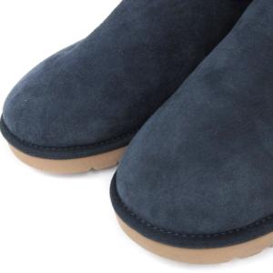 UGG australia BEAMS別注 クラシック ミニ ムートン ブーツ レザー 5854 ネイビー