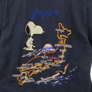 東洋エンタープライズ TOYO ENTERPRISE PEANUTS S/S SUKA T-SHIRT JAPAN MAP W/SNOOPY カットソー