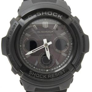 CASIO G-SHOCK 腕時計 タフソーラー マルチバンド6 ショックレジスト AWG-M100BC-1AJF ブラック