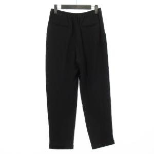 STELLA McCARTNEY イージー パンツ テーパード タック 切替 ストレッチ レーヨン ブラック