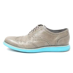 COLE HAAN Original Grand オックスフォード シューズ ウイングチップ レザー グレー 9M 26.5cm 靴 SM0