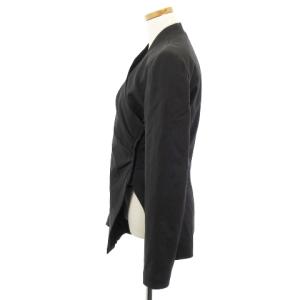 GIORGIO ARMANI A Milano Borgonuovo 21 ジャケット 袈裟風 チャコールグレー 40 アウター IBO34