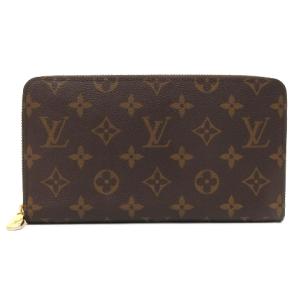 M62581 モノグラム ジッピー オーガナイザー NM 長財布 ラウンドファスナー ブラウン