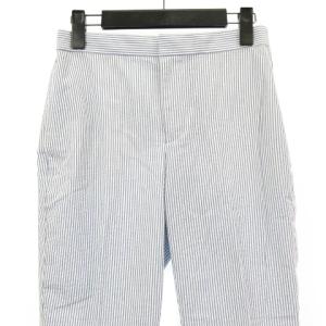 POLO RALPH LAUREN タグ付き パンツ シアサッカー ストライプ コットン 青 ブルー 0 ボトムス