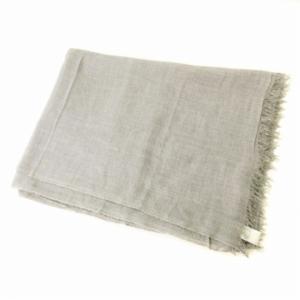 Faliero Sarti 大判 ストール ショール 無地 モダール カシミヤ グレー ECS