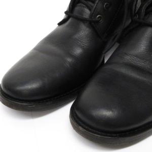 BUTTERO レースアップ ブーツ レザー イタリア製 B1101 黒 ブラック 42 28.0cm 靴