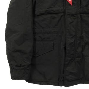 ALPHA INDUSTRIES タグ付き M-65 ボンディング ジャケット ミリタリーTA1452-001 黒 ブラック L アウター