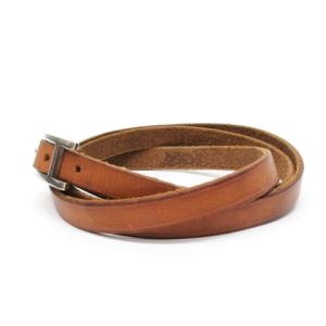 HERMES アピ3 MM レザー ブレスレット 3連 茶 ブラウン AA