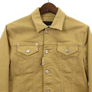 DSQUARED2 良品 17SS デニム ジャケット コットン イタリア製 S74AM0697 ベージュ 46 アウター