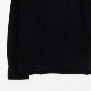LACOSTE ポロシャツ 長袖 ボタンダウン ワニ ワッペン 鹿の子 コットン 紺 ネイビー 3 トップス