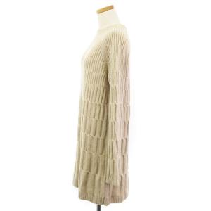 Theory 19AW CHARMANT CABLE DRESS カシミヤ ケーブル ドレス ニット チュニック ウール ベージュ S