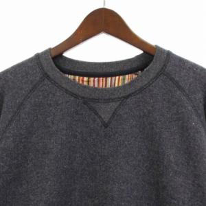 PAUL SMITH HOMEWEAR トレーナー スウェット 長袖 裏起毛 ルームウェア コットン 紺 ネイビー M トップス SM0