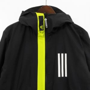 adidas W.N.D. ジャケット ウインドブレーカー ジップアップ GL8693 黒 ブラック L アウター SM0