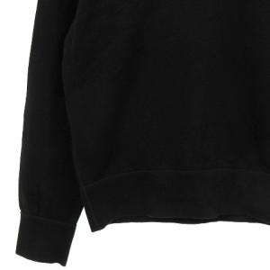 LACOSTE トレーナー スウェット プルオーバー ロゴ ワッペン 裏毛 黒 ブラック M トップス