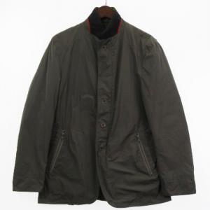 HOMME ブルゾン ジャケット ジップアップ グレー L アウター