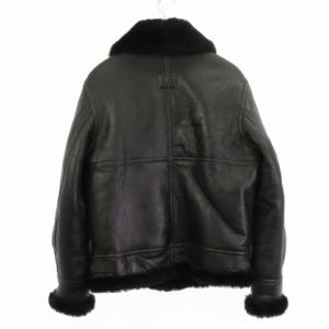 AVIREX 美品 22AW B-3 ムートン フライトジャケット レザー USA製ブラック