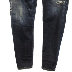 DSQUARED2 20SS JENNIFER CROPPED デニム パンツ ジーンズ スキニー ダメージ加工 S75LB0268 インディゴ