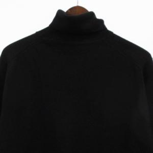 Brooks Brothers セーター ニット 長袖 タートルネック メリノ ウール 黒 ブラック XL トップス ECS