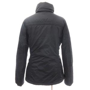 PRADA SPORT ナイロン ジップアップ ジャケット 中綿 280718 スタンドカラー 黒 ブラック 40 アウター ECS