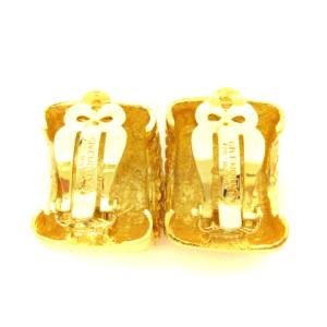 GIVENCHY イヤークリップ イヤリング チェーン模様 ゴールドカラー アクセサリー