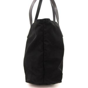 PRADA トートバッグ 三角ロゴ プレート ナイロン ブラック