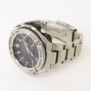 CASIO G-SHOCK G-STEEL 腕時計 デジアナ タフソーラー マルチバンド6 シルバーカラー