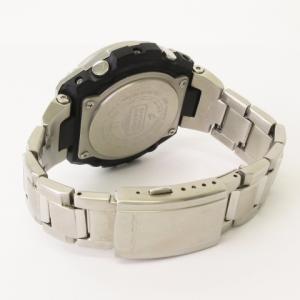 CASIO G-SHOCK G-STEEL 腕時計 デジアナ タフソーラー マルチバンド6 シルバーカラー
