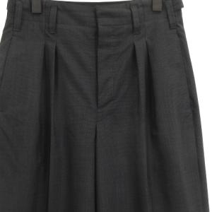 LEMAIRE 22SS 2 PLEATS PANTS ツープリーツ パンツ スラックス ウール アンスラサイト