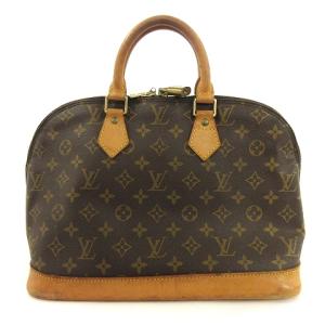 LOUIS VUITTON アルマPM モノグラム ハンドバッグ M51130 ブラウン系 ECS