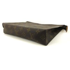 LOUIS VUITTON モノグラム ポッシュ トワレット26 M47542 クラッチバッグ ポーチ 茶 ブラウン系
