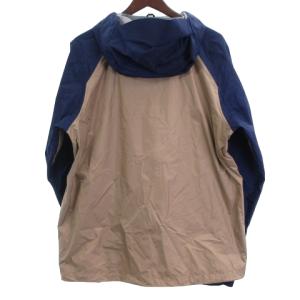 Patagonia トレントシェルジャケット マウンテンパーカー ナイロン 撥水 ベージュ系 青 ブルー M アウトドアウェア