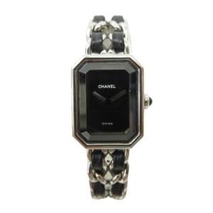 プルミエール M 腕時計 H0451 ウォッチ クォーツ ブラック文字盤 シルバー